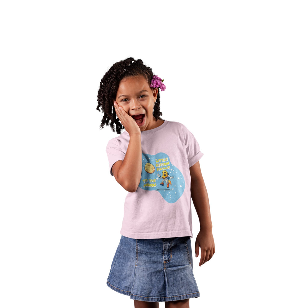 Little Bitcoin Hodler — To The Moon | Kids T-Shirt {{variant1}} | Bitcoin Apparel