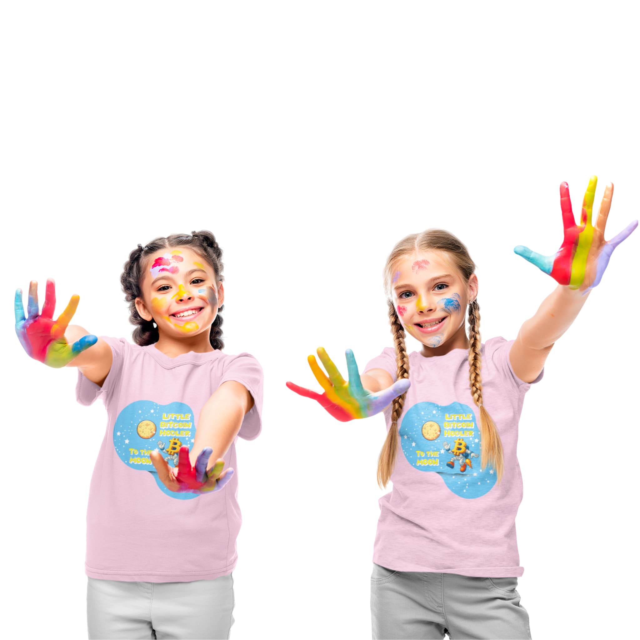 Little Bitcoin Hodler — To The Moon | Kids T-Shirt {{variant1}} | Bitcoin Apparel