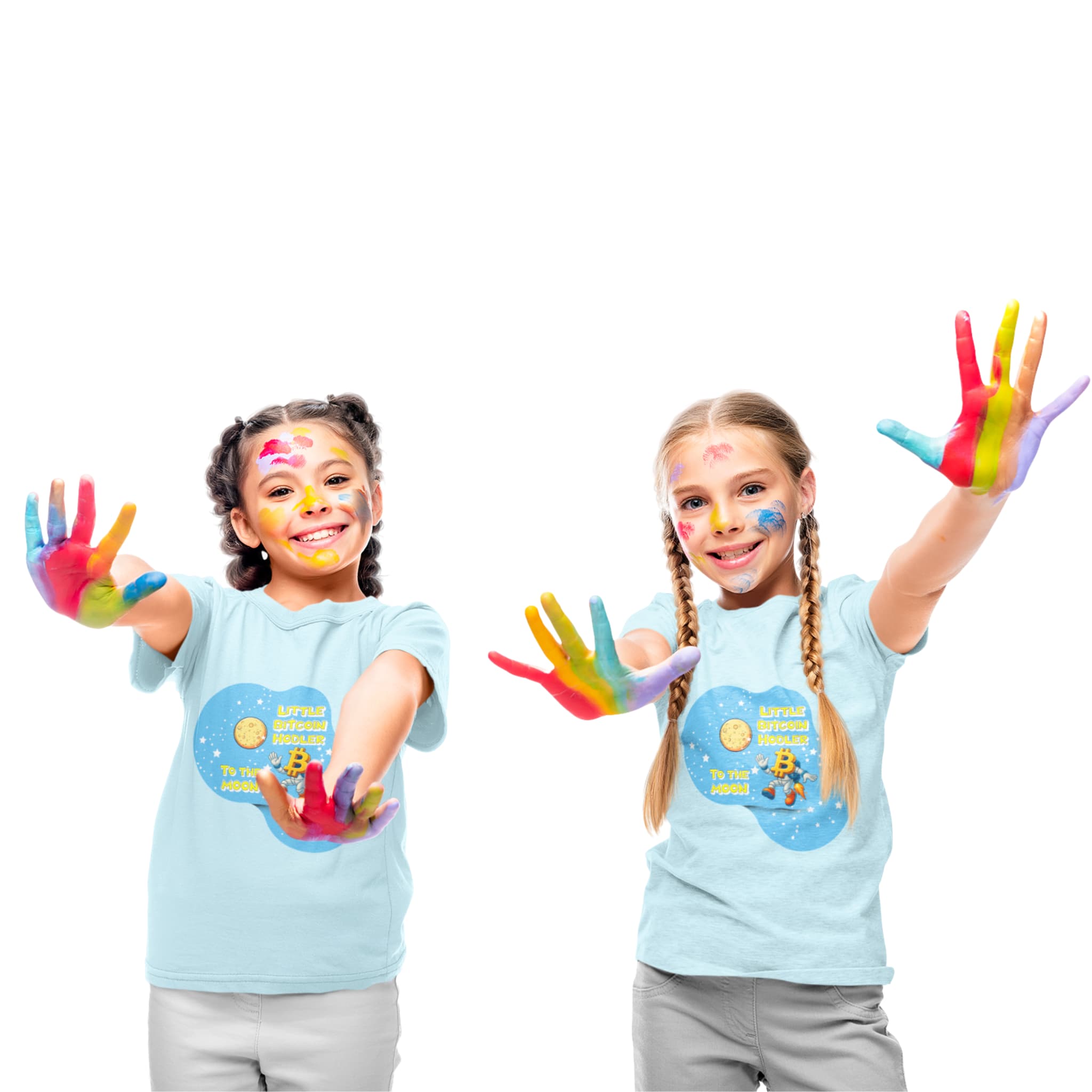 Little Bitcoin Hodler — To The Moon | Kids T-Shirt {{variant1}} | Bitcoin Apparel