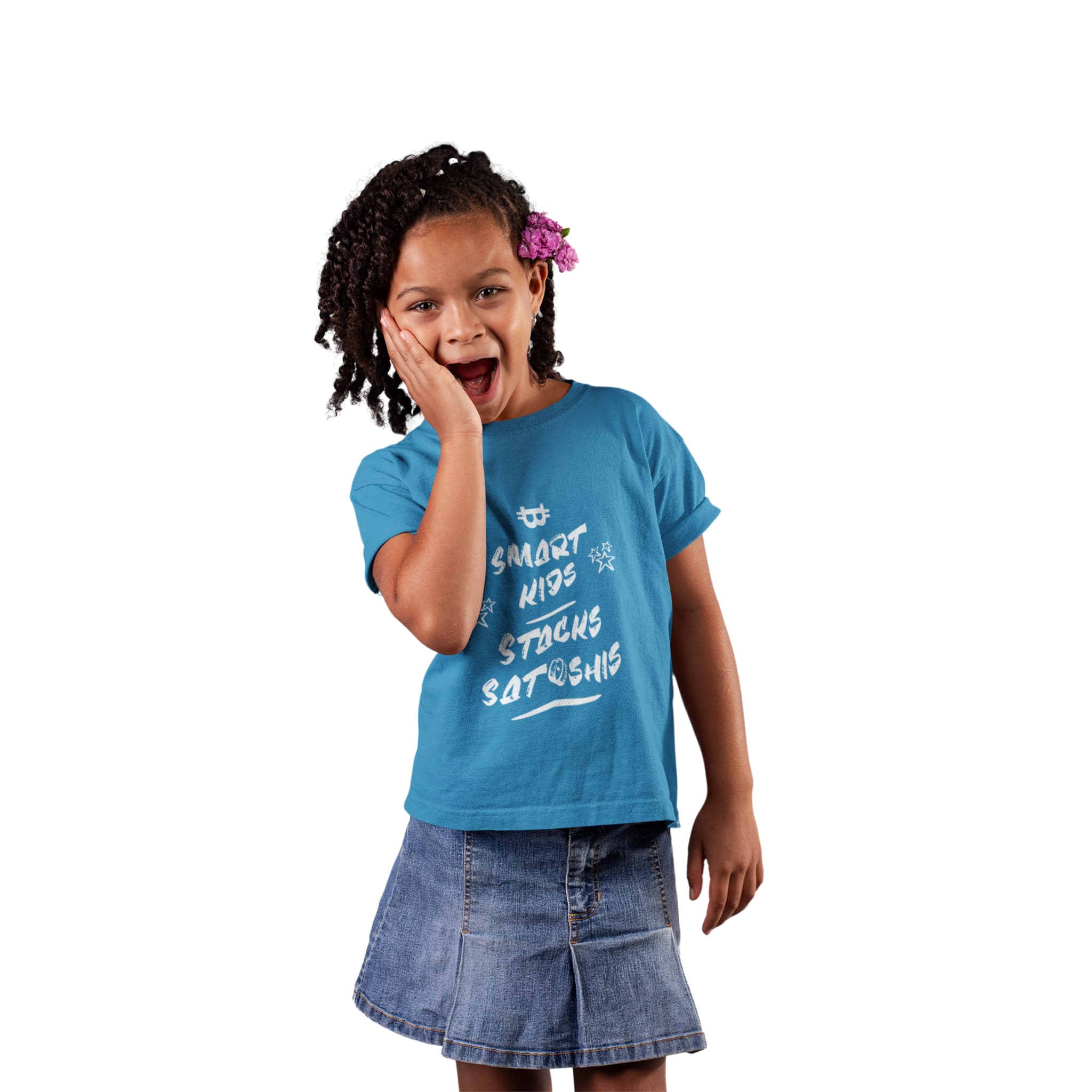 Smart Kids Stack Satoshis | Kids T-Shirt