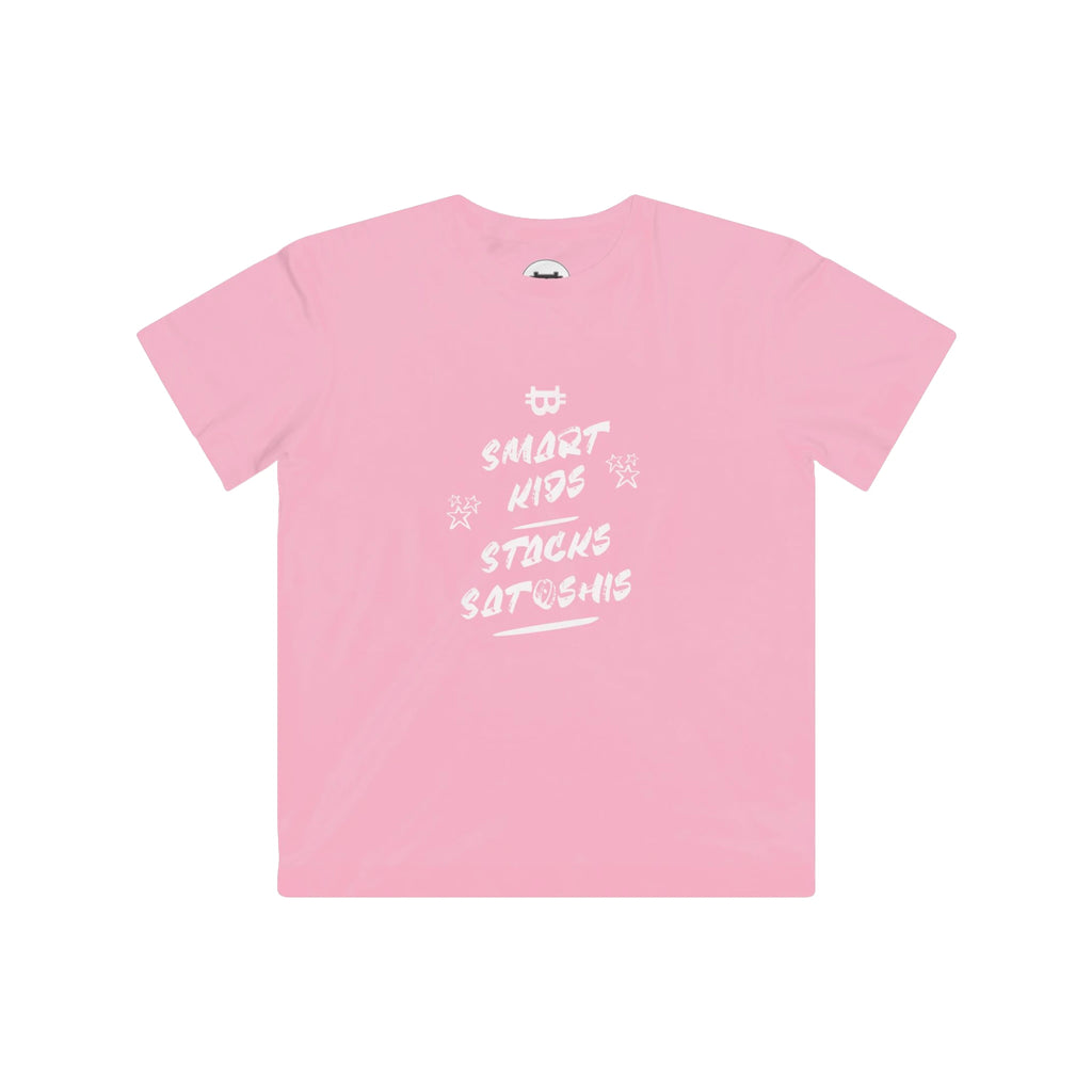 Smart Kids Stack Satoshis | Kids T-Shirt {{variant1}} | Bitcoin Apparel