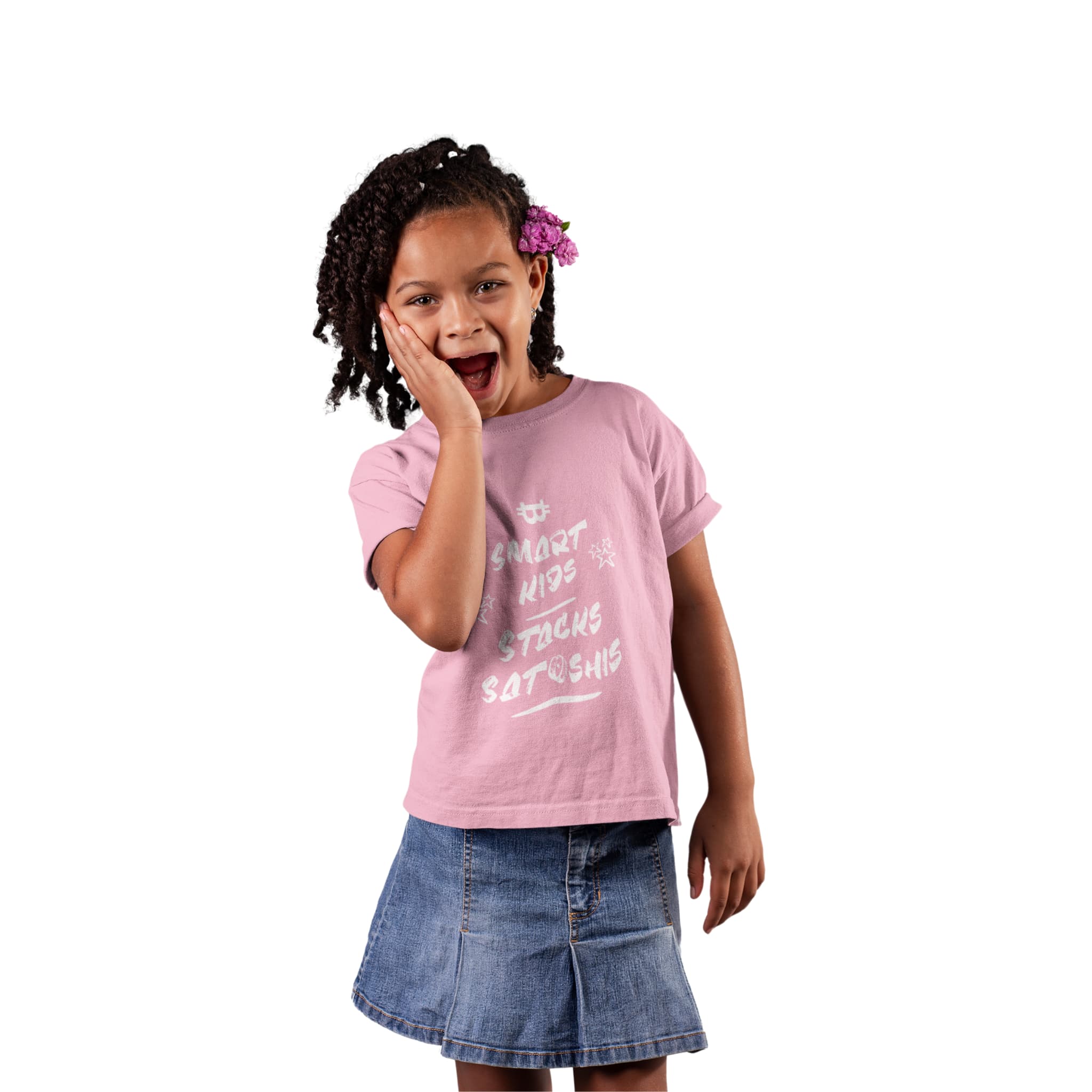 Smart Kids Stack Satoshis | Kids T-Shirt