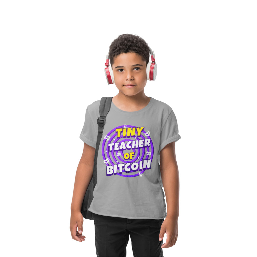 Tiny Teacher of Bitcoin | Kids T-Shirt {{variant1}} | Bitcoin Apparel